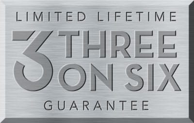 3-on-6 limited lifetime guarantee